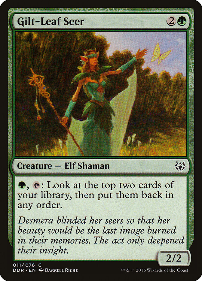 Gilt-Leaf Seer [Duel Decks: Nissa vs. Ob Nixilis] | L.A. Mood Comics and Games