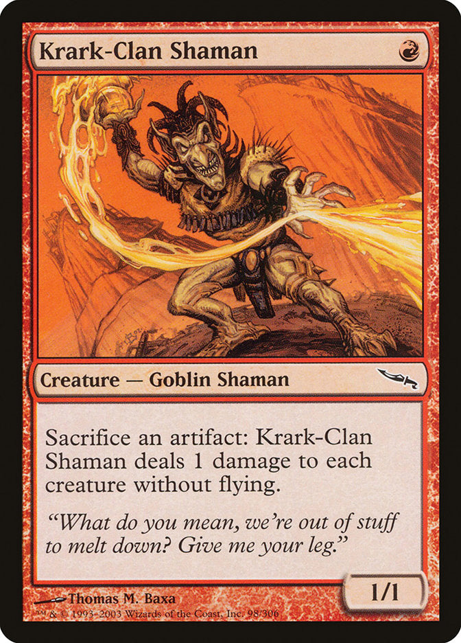 Krark-Clan Shaman [Mirrodin] | L.A. Mood Comics and Games