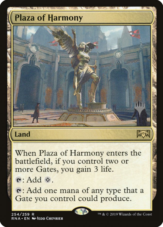 Plaza of Harmony (Promo Pack) [Ravnica Allegiance Promos] | L.A. Mood Comics and Games