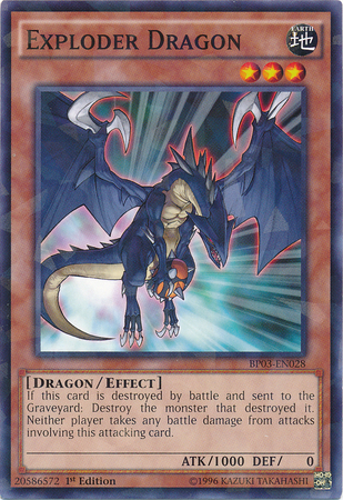 Exploder Dragon [BP03-EN028] Shatterfoil Rare | L.A. Mood Comics and Games