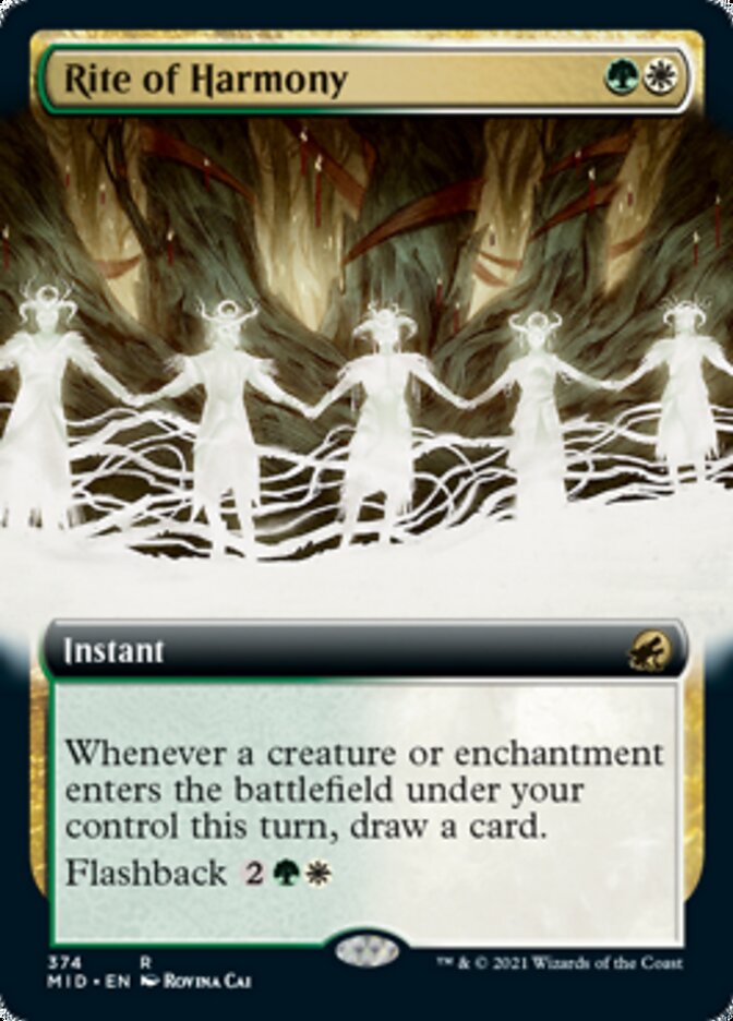 Rite of Harmony (Extended Art) [Innistrad: Midnight Hunt] | L.A. Mood Comics and Games