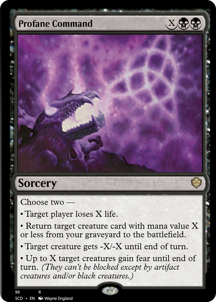 Profane Command [Starter Commander Decks] | L.A. Mood Comics and Games