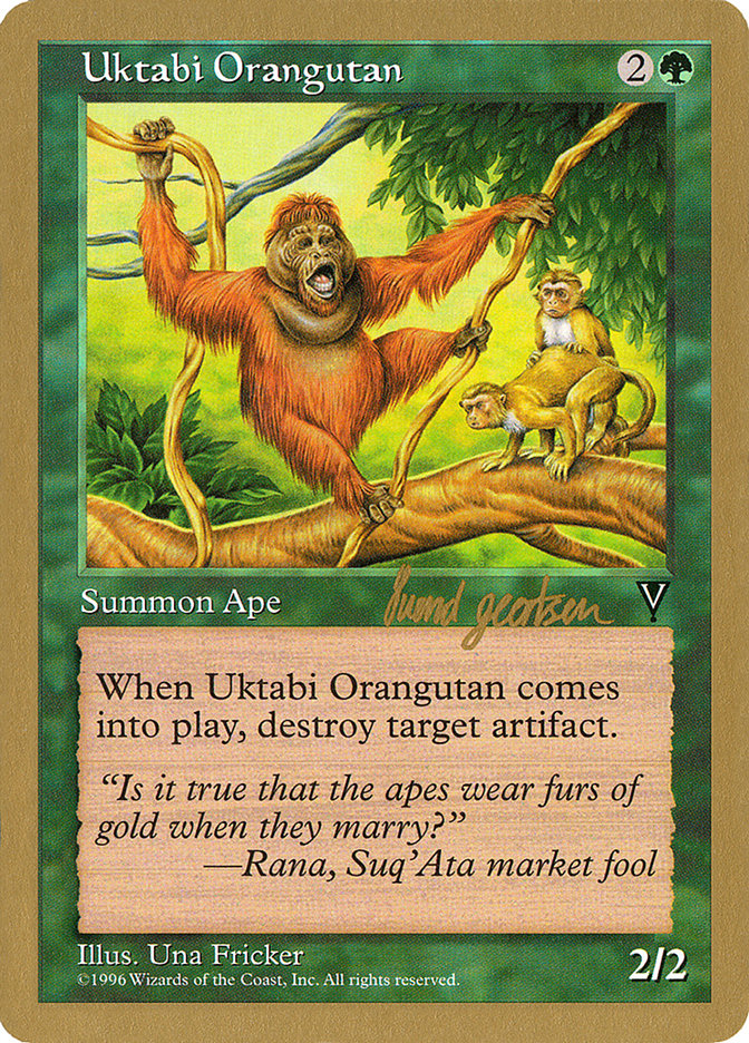 Uktabi Orangutan (Svend Geertsen) (SB) [World Championship Decks 1997] | L.A. Mood Comics and Games
