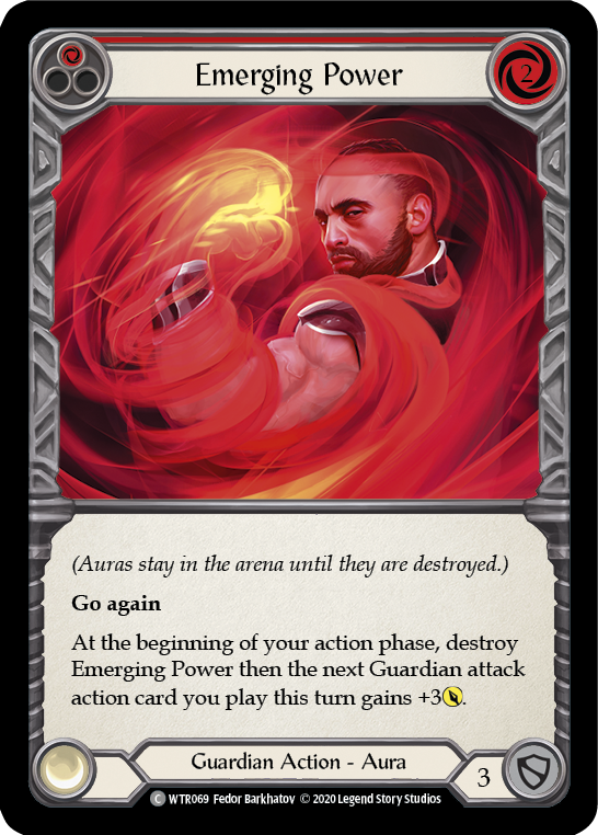 Emerging Power (Red) [U-WTR069] (Welcome to Rathe Unlimited)  Unlimited Rainbow Foil | L.A. Mood Comics and Games