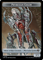 Phyrexian Golem // Ox Double-Sided Token [Commander Masters Tokens] | L.A. Mood Comics and Games