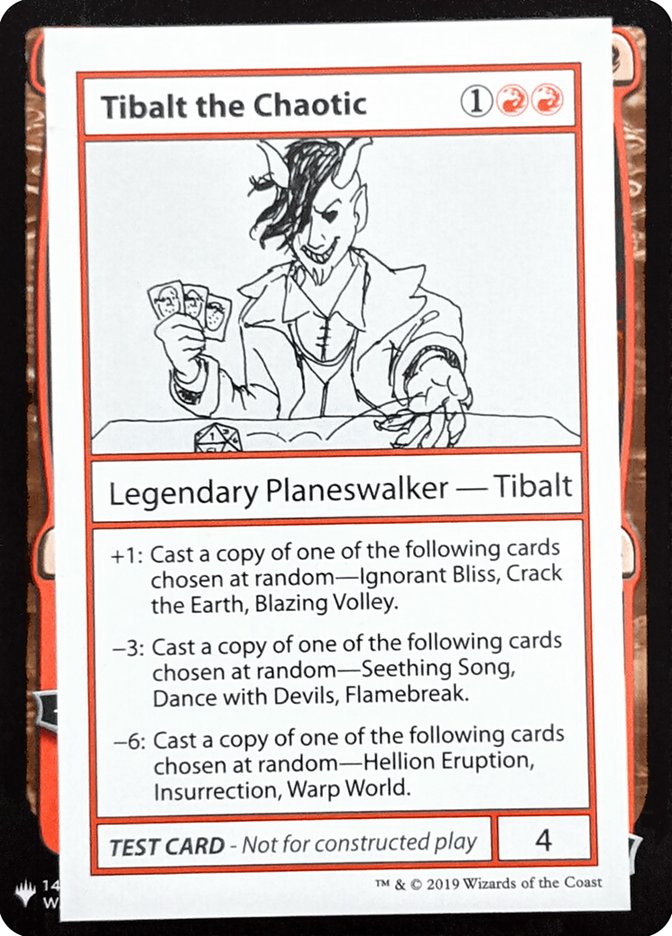 Tibalt the Chaotic [Mystery Booster Playtest Cards] | L.A. Mood Comics and Games