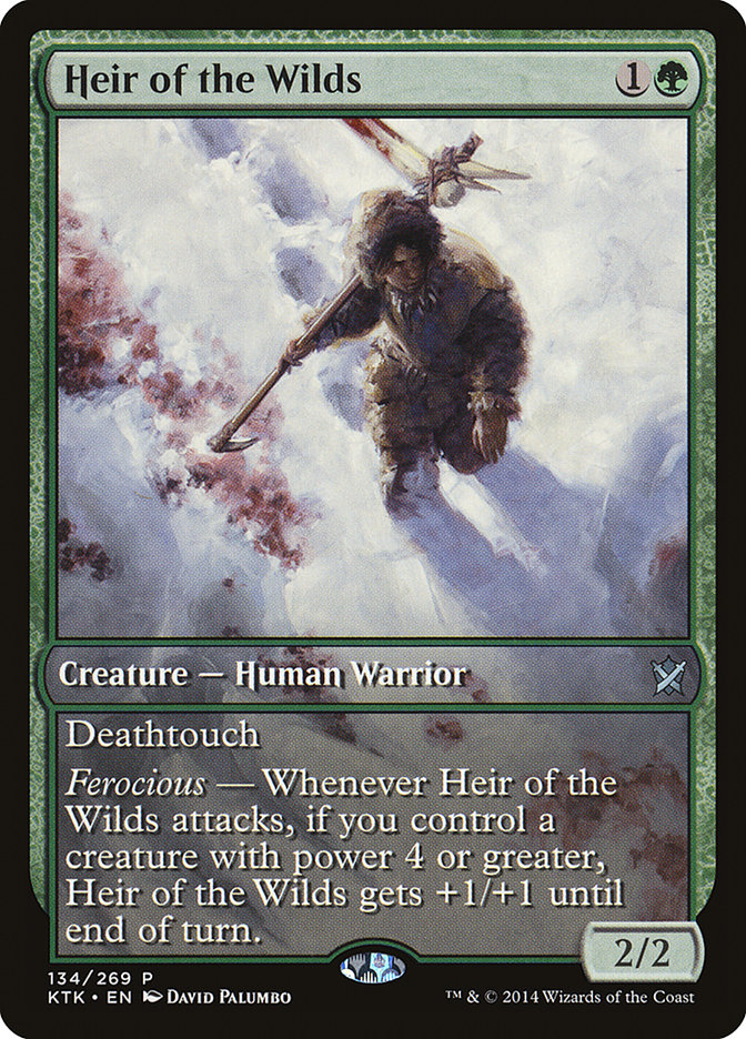 Heir of the Wilds (Game Day) (Extended Art) [Khans of Tarkir Promos] | L.A. Mood Comics and Games