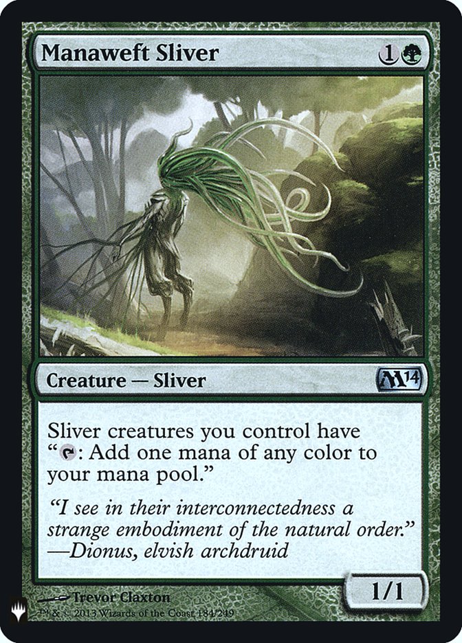 Manaweft Sliver [Mystery Booster] | L.A. Mood Comics and Games