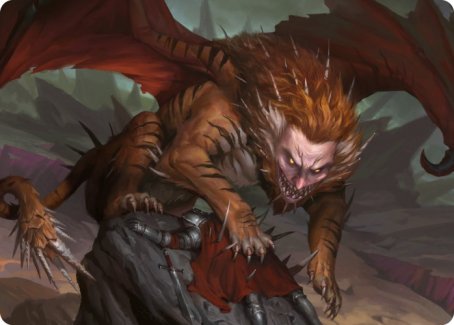Manticore Art Card [Dungeons & Dragons: Adventures in the Forgotten Realms Art Series] | L.A. Mood Comics and Games