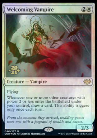 Welcoming Vampire [Innistrad: Crimson Vow Prerelease Promos] | L.A. Mood Comics and Games
