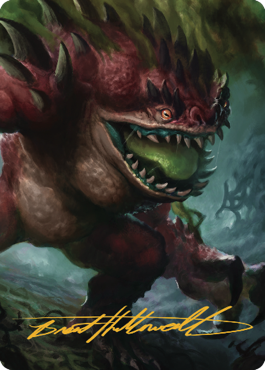 Hezrou Art Card (Gold-Stamped Signature) [Commander Legends: Battle for Baldur's Gate Art Series] | L.A. Mood Comics and Games