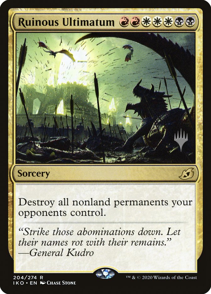 Ruinous Ultimatum (Promo Pack) [Ikoria: Lair of Behemoths Promos] | L.A. Mood Comics and Games