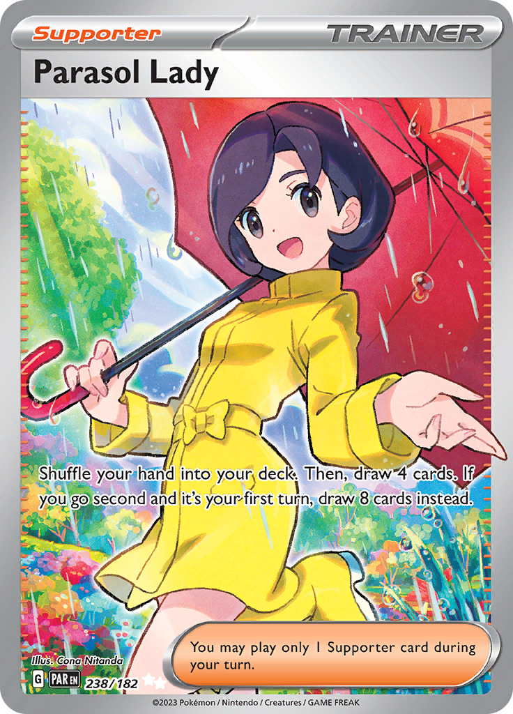 Parasol Lady (238/182) [Scarlet & Violet: Paradox Rift] | L.A. Mood Comics and Games