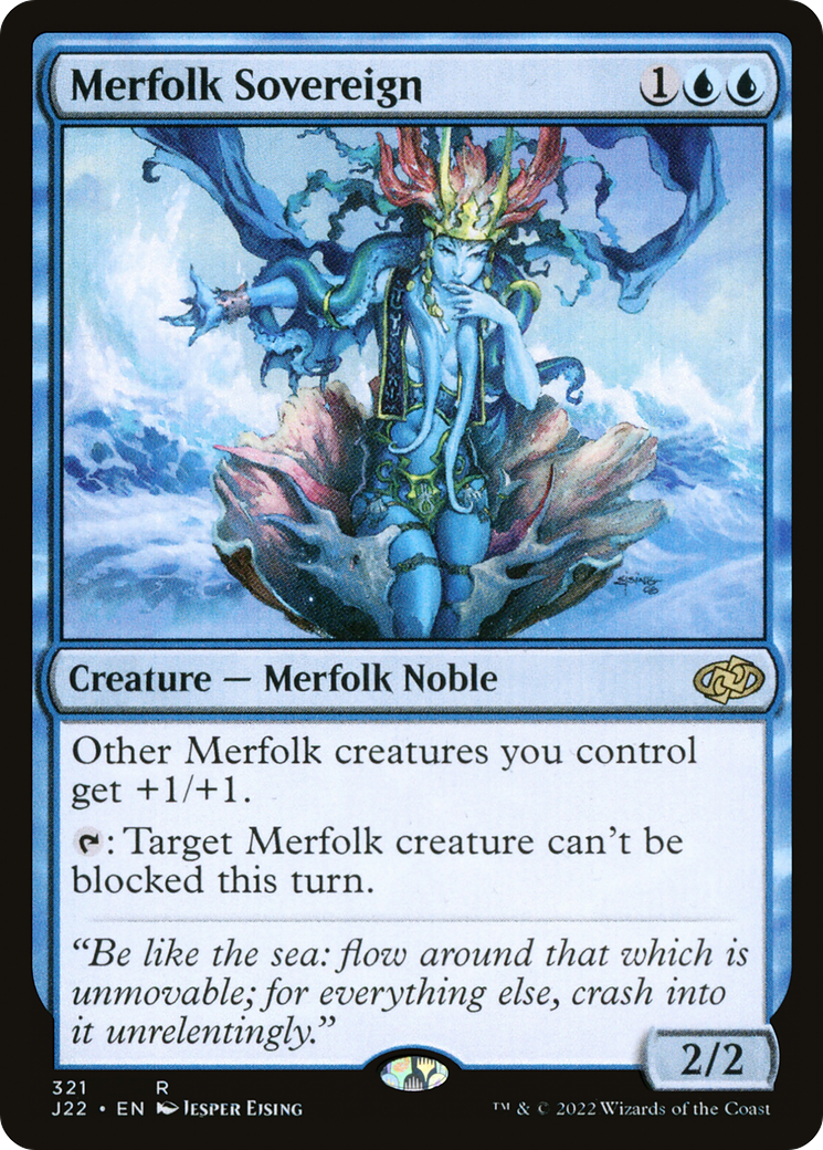 Merfolk Sovereign [Jumpstart 2022] | L.A. Mood Comics and Games