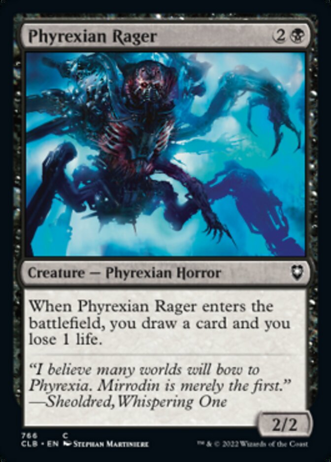 Phyrexian Rager [Commander Legends: Battle for Baldur's Gate] | L.A. Mood Comics and Games