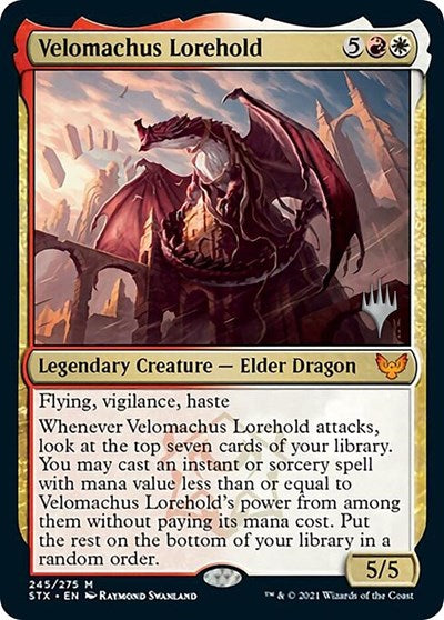 Velomachus Lorehold (Promo Pack) [Strixhaven: School of Mages Promos] | L.A. Mood Comics and Games