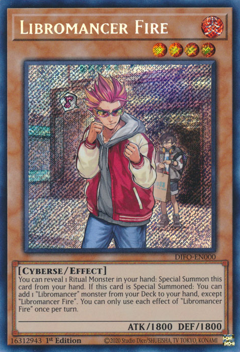 Libromancer Fire [DIFO-EN000] Secret Rare | L.A. Mood Comics and Games