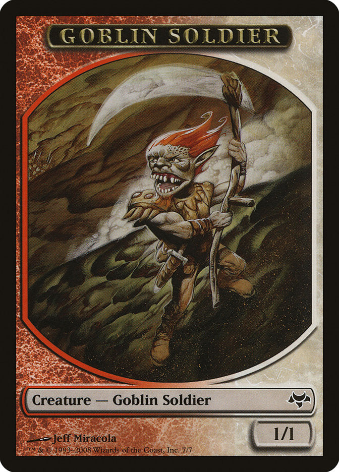 Goblin Soldier Token [Eventide Tokens] | L.A. Mood Comics and Games