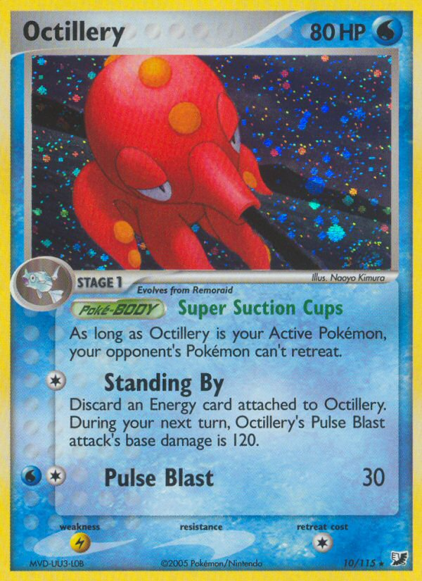 Octillery (10/115) [EX: Unseen Forces] | L.A. Mood Comics and Games