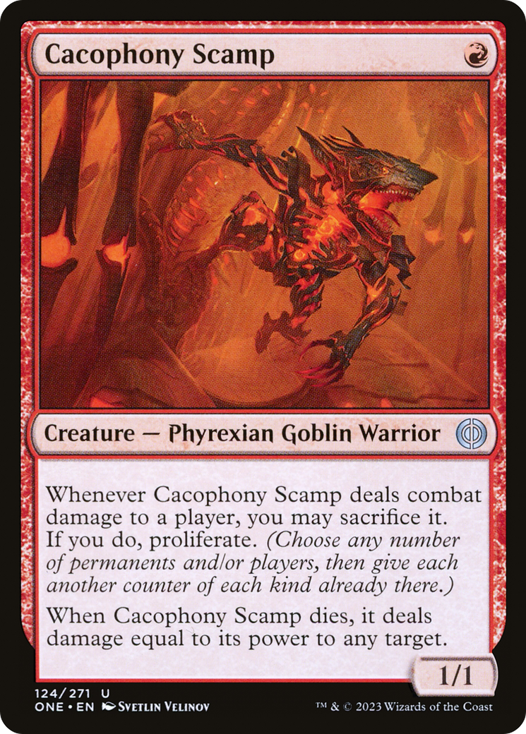 Cacophony Scamp [Phyrexia: All Will Be One] | L.A. Mood Comics and Games