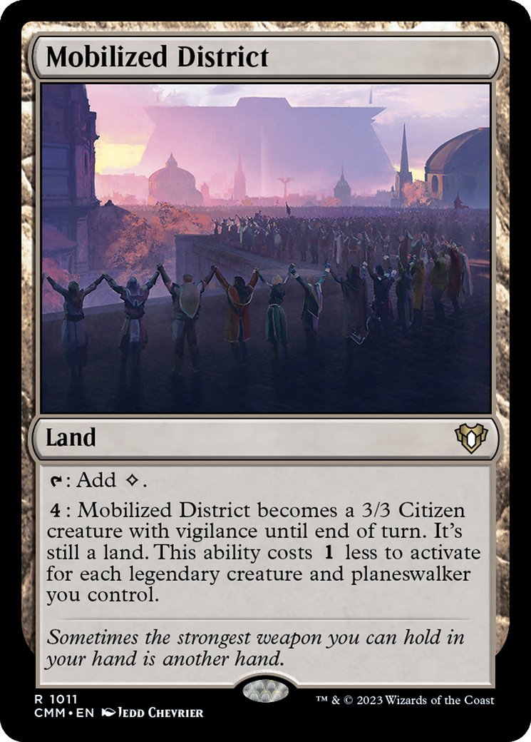 Mobilized District [Commander Masters] | L.A. Mood Comics and Games
