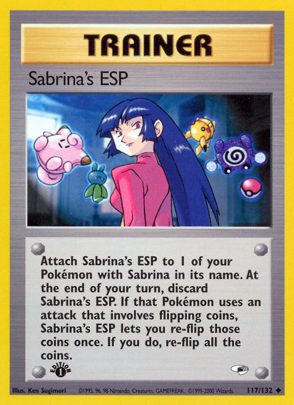 Sabrina's ESP (117/132) [Gym Heroes 1st Edition] | L.A. Mood Comics and Games