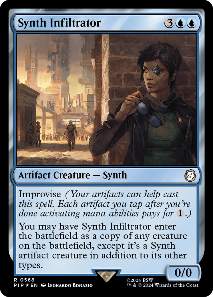 Synth Infiltrator (Surge Foil) [Fallout] | L.A. Mood Comics and Games