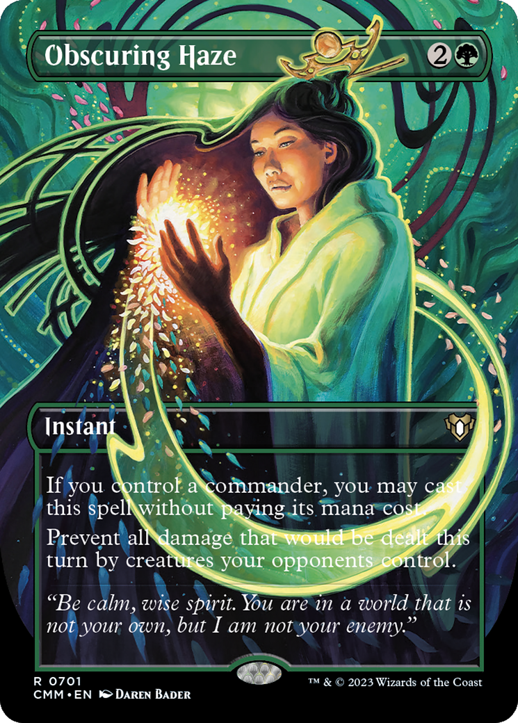 Obscuring Haze (Borderless Alternate Art) [Commander Masters] | L.A. Mood Comics and Games