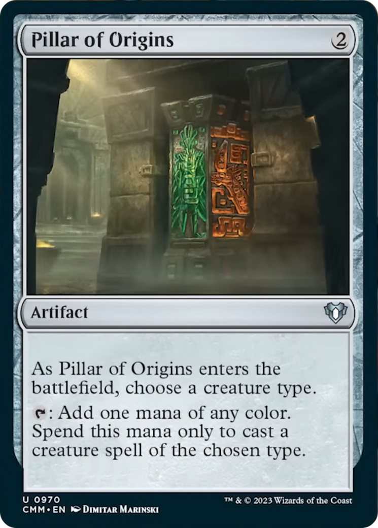 Pillar of Origins [Commander Masters] | L.A. Mood Comics and Games