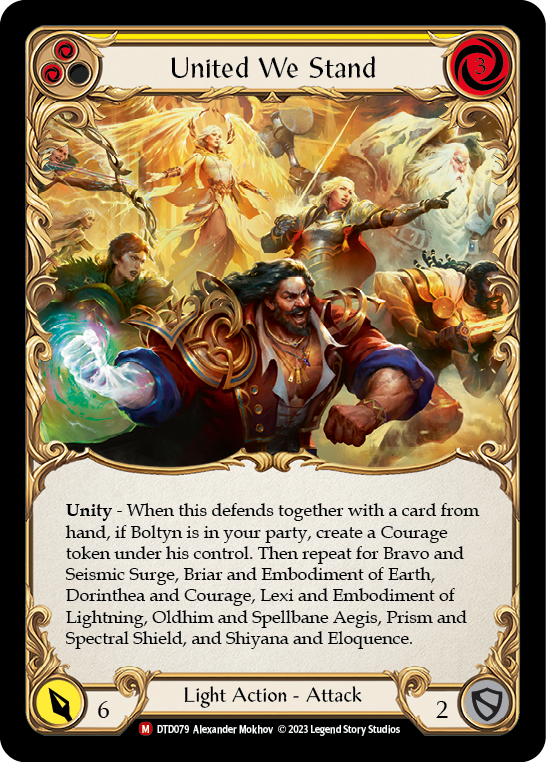 United We Stand [DTD079] (Dusk Till Dawn)  Rainbow Foil | L.A. Mood Comics and Games