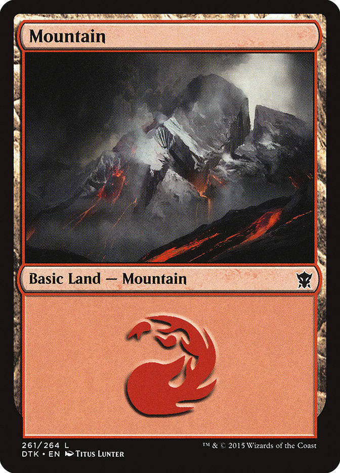 Mountain (261) [Dragons of Tarkir] | L.A. Mood Comics and Games