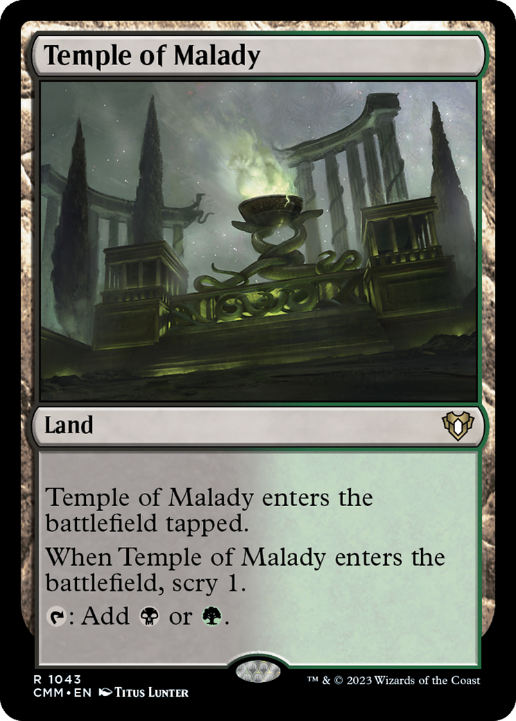 Temple of Malady [Commander Masters] | L.A. Mood Comics and Games
