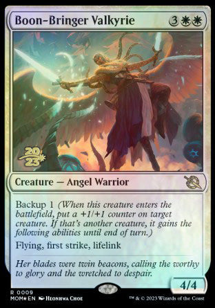 Boon-Bringer Valkyrie [March of the Machine Prerelease Promos] | L.A. Mood Comics and Games