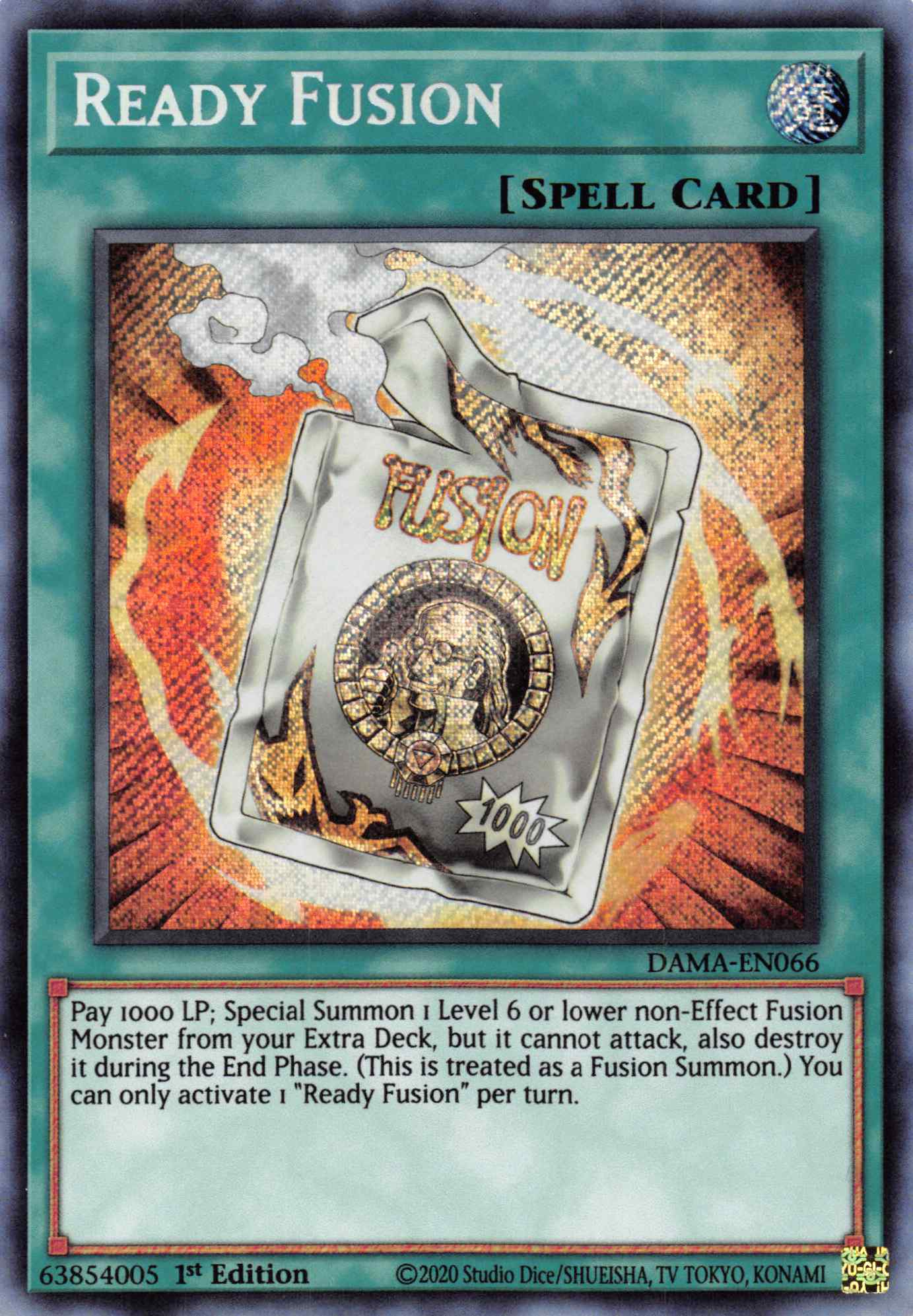 Ready Fusion [DAMA-EN066] Secret Rare | L.A. Mood Comics and Games