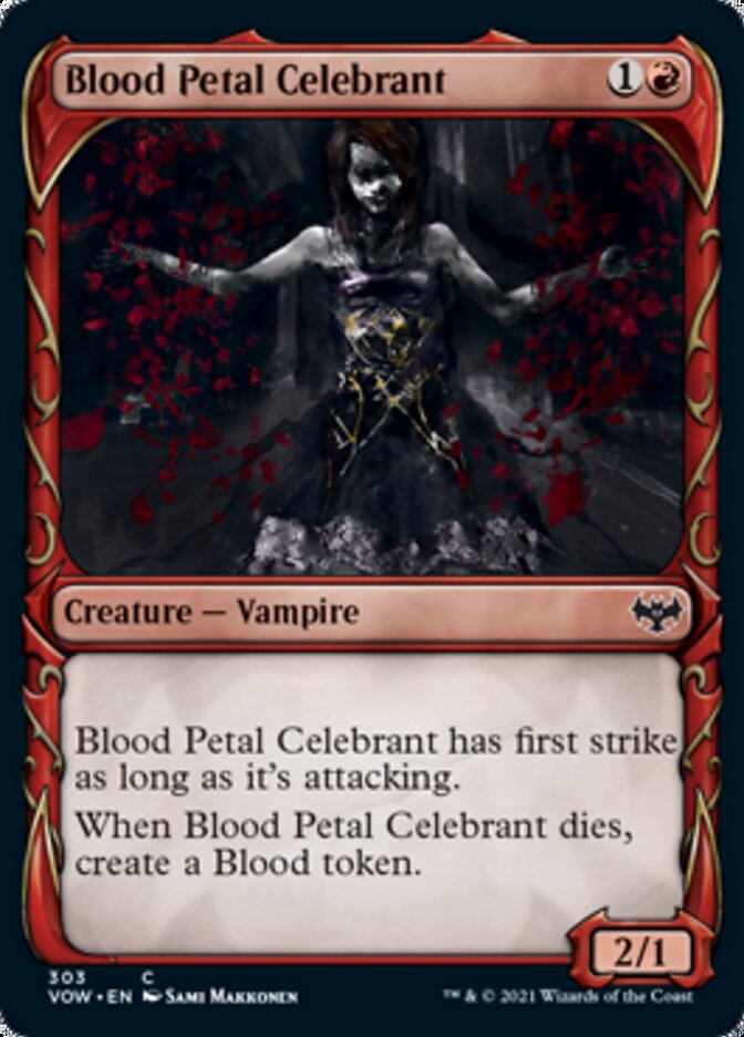 Blood Petal Celebrant (Showcase Fang Frame) [Innistrad: Crimson Vow] | L.A. Mood Comics and Games