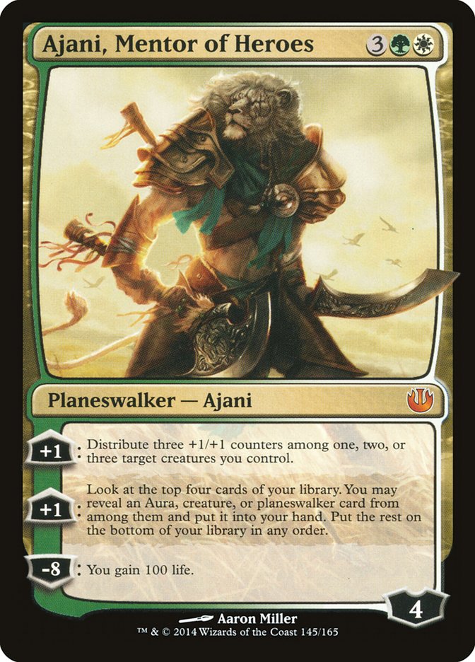 Ajani, Mentor of Heroes [Journey into Nyx] | L.A. Mood Comics and Games