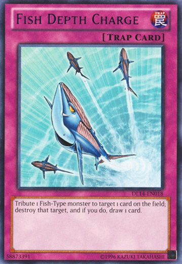 Fish Depth Charge (Purple) [DL14-EN018] Rare | L.A. Mood Comics and Games