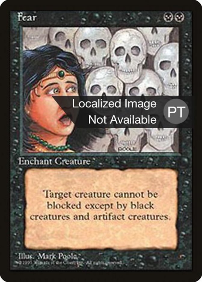 Fear [Fourth Edition (Foreign Black Border)] | L.A. Mood Comics and Games