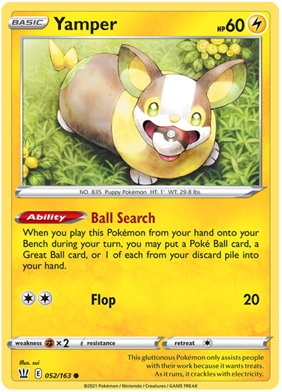 Yamper (052/163) [Sword & Shield: Battle Styles] | L.A. Mood Comics and Games