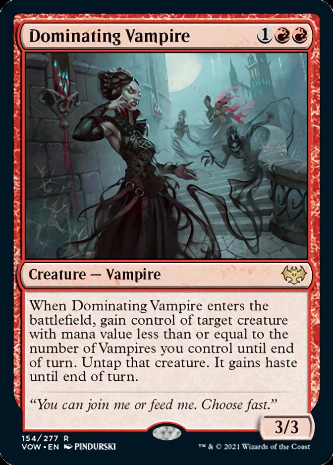 Dominating Vampire [Innistrad: Crimson Vow] | L.A. Mood Comics and Games