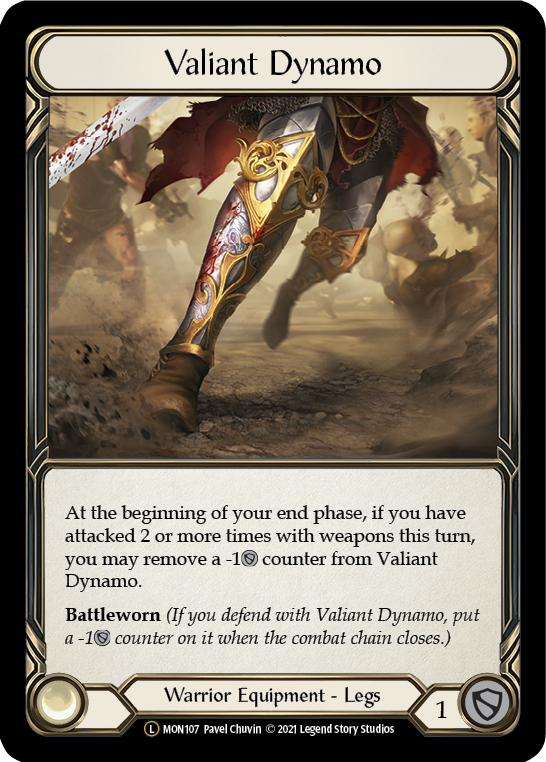 Valiant Dynamo [U-MON107-RF] (Monarch Unlimited)  Unlimited Rainbow Foil | L.A. Mood Comics and Games