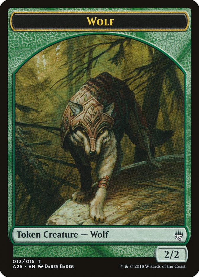 Wolf Token [Masters 25 Tokens] | L.A. Mood Comics and Games