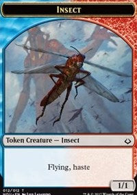 Insect // Warrior Double-Sided Token [Hour of Devastation Tokens] | L.A. Mood Comics and Games