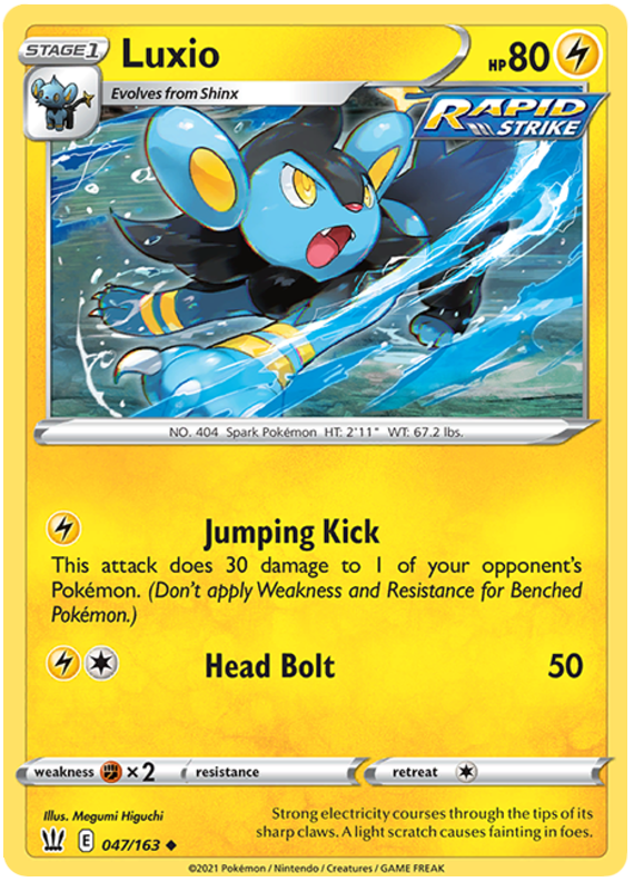 Luxio (047/163) [Sword & Shield: Battle Styles] | L.A. Mood Comics and Games