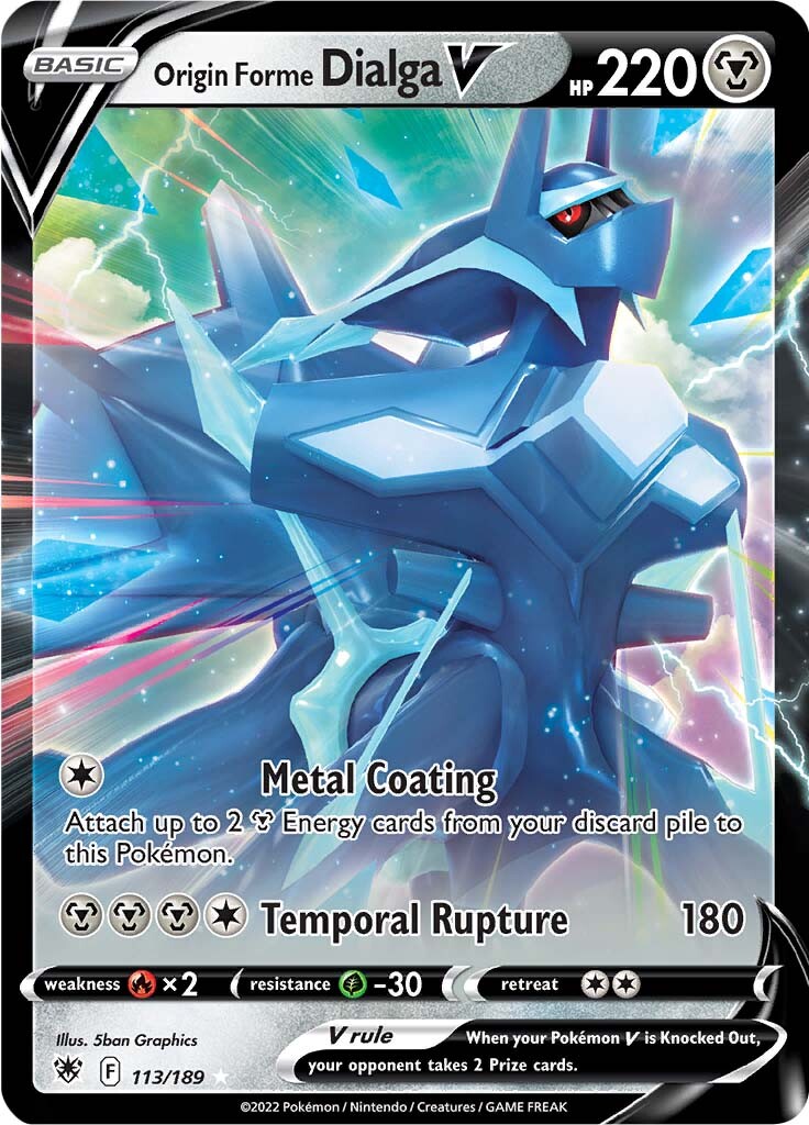 Origin Forme Dialga V (113/189) [Sword & Shield: Astral Radiance] | L.A. Mood Comics and Games