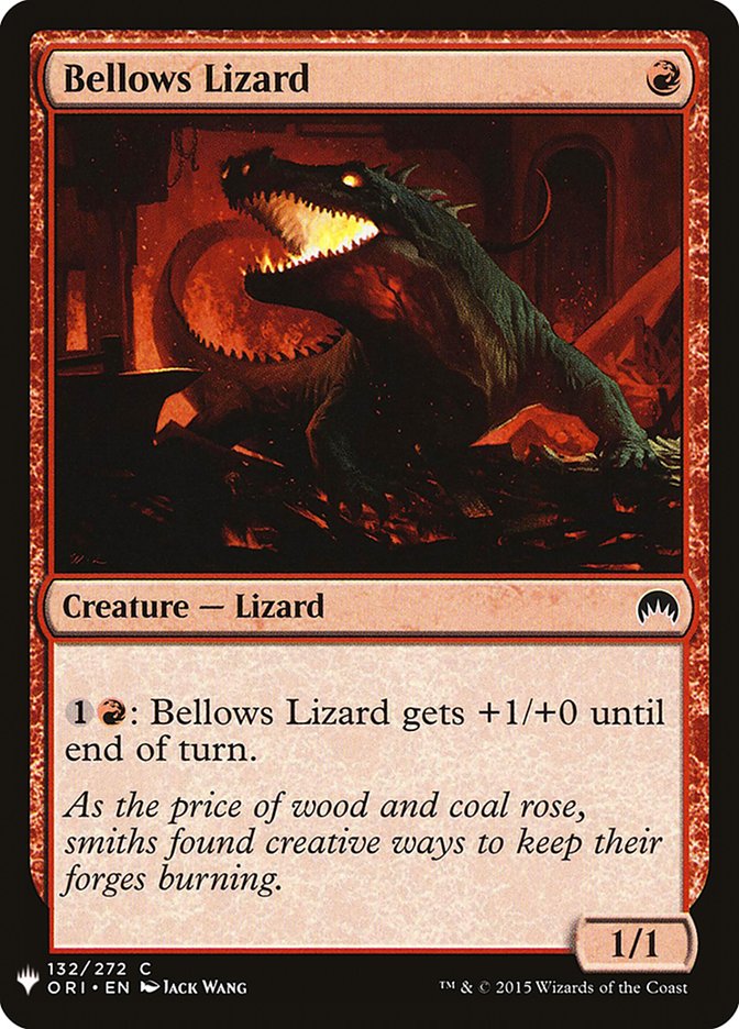 Bellows Lizard [Mystery Booster] | L.A. Mood Comics and Games