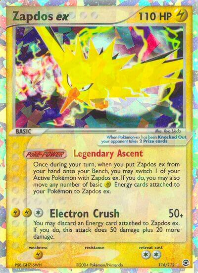 Zapdos ex (116/112) [EX: FireRed & LeafGreen] | L.A. Mood Comics and Games