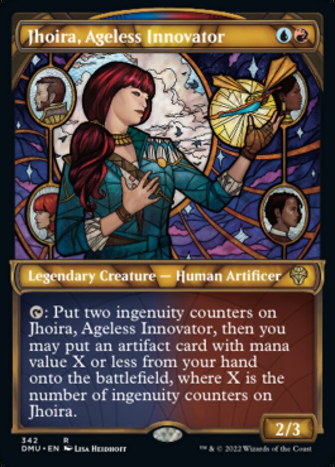 Jhoira, Ageless Innovator (Showcase Textured) [Dominaria United] | L.A. Mood Comics and Games