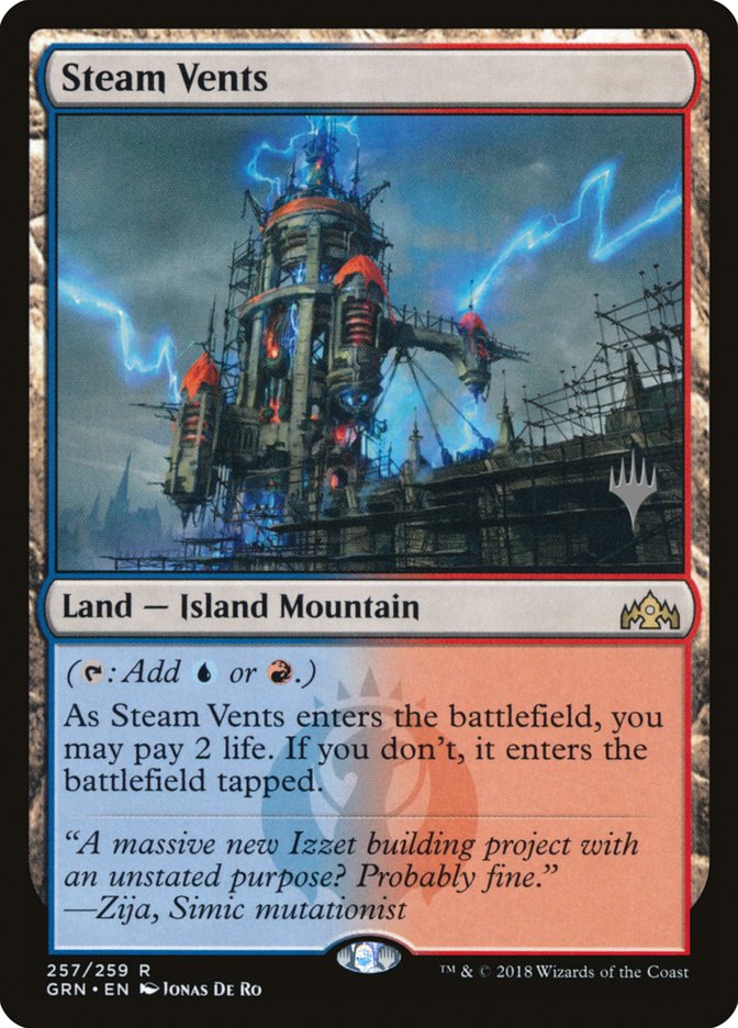 Steam Vents (Promo Pack) [Guilds of Ravnica Promos] | L.A. Mood Comics and Games