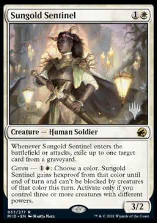 Sungold Sentinel (Promo Pack) [Innistrad: Midnight Hunt Promos] | L.A. Mood Comics and Games